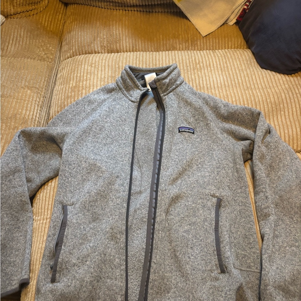 Patagonia Heather Gray Full-Zip Jacket